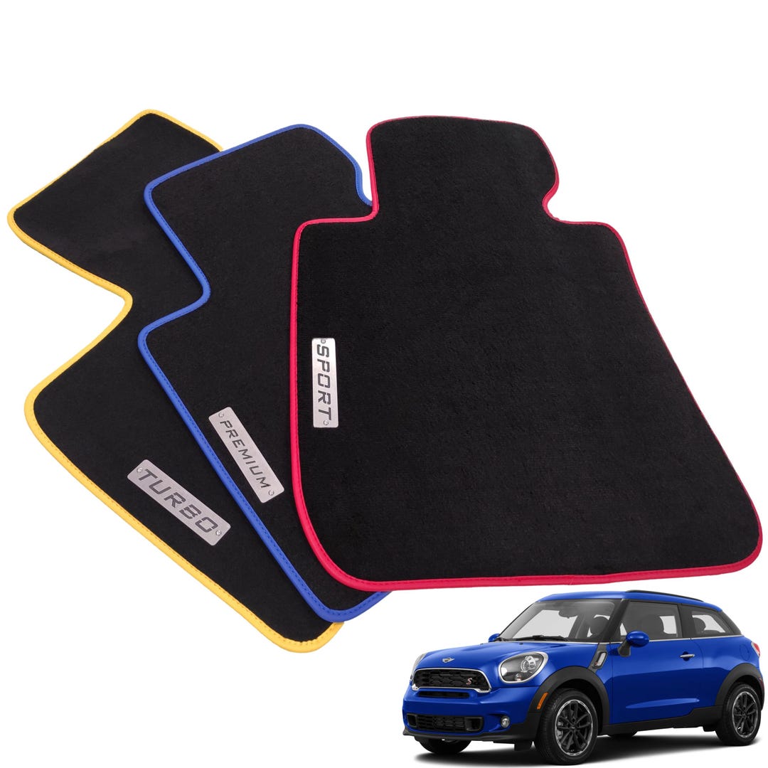 Mini Paceman Boot R Floor Rails Mini Paceman R61 2012-2016 Velour Custom Made Floor Mats - Etsy Canada