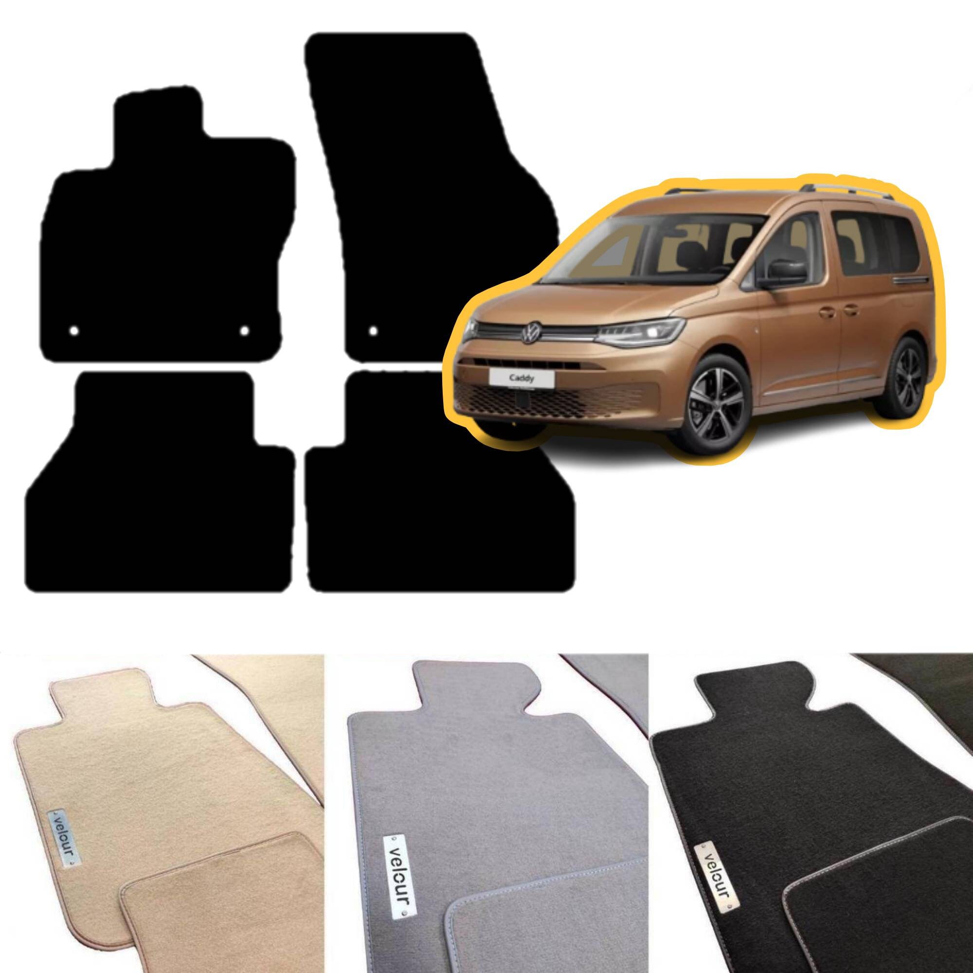 Volkswagen Caddy SB 2020 2025 Velour Custom Made Floor Mats Etsy
