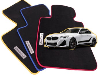 BMW 2-serie G42/G87 Velourmattor 2022-2026, M2 230i M240i Specialmattor