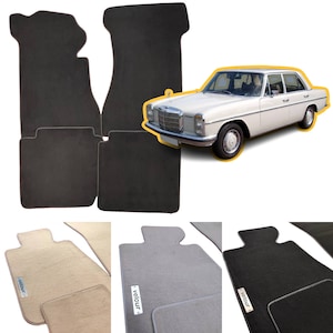 Mercedes E Class W114/W115 1968-1976 Velour Custom Made Floor Mats