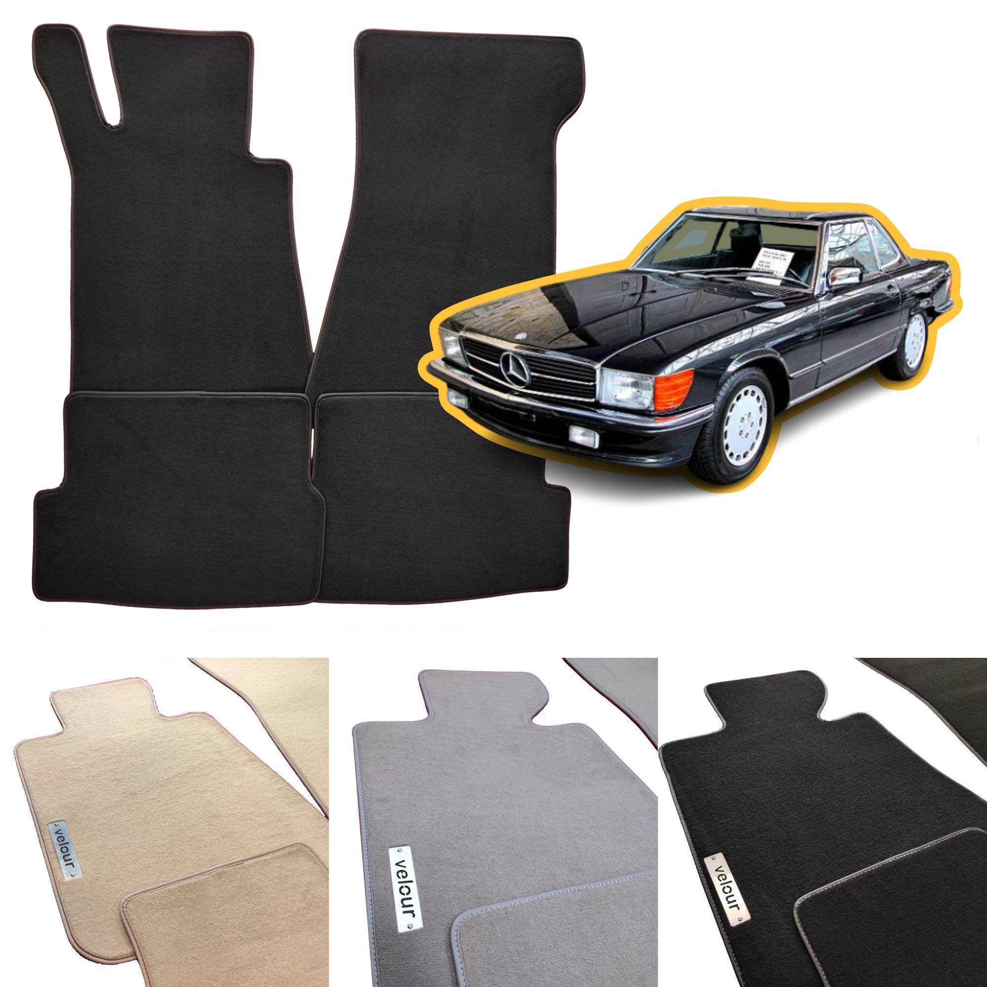 thumbnail image 2 of Lengenfelder Velour Trunk Mat For Mercedes-Benz R107/W107 SL – Black, Made In Germany 2 of 4