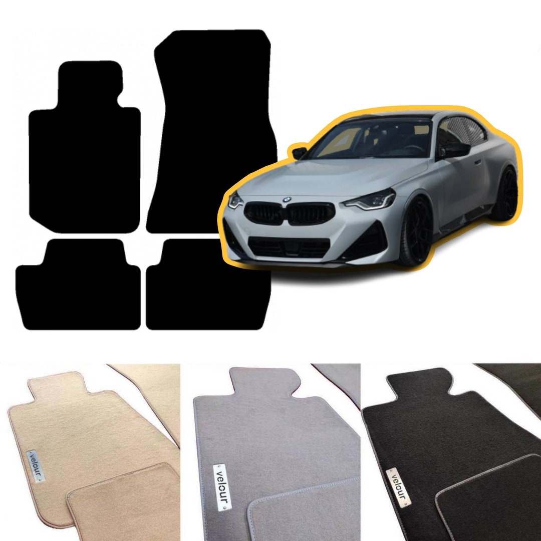 Bmw 2 Series G42/G87 2022-2024 Velour Custom Made Floor Mats - Etsy