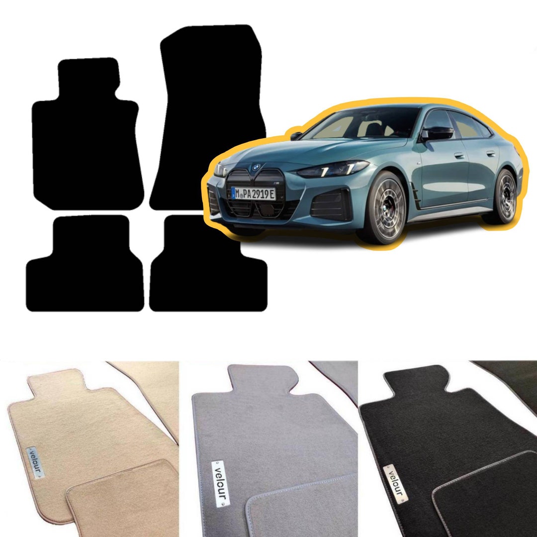 Bmw I4 G26 2021-2025 Velour Custom Made Floor Mats - Etsy