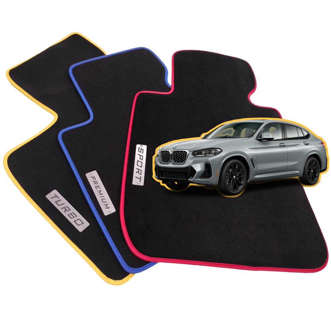 BMW X4 G02 Velour Floor Mats 2018-2026 - Etsy