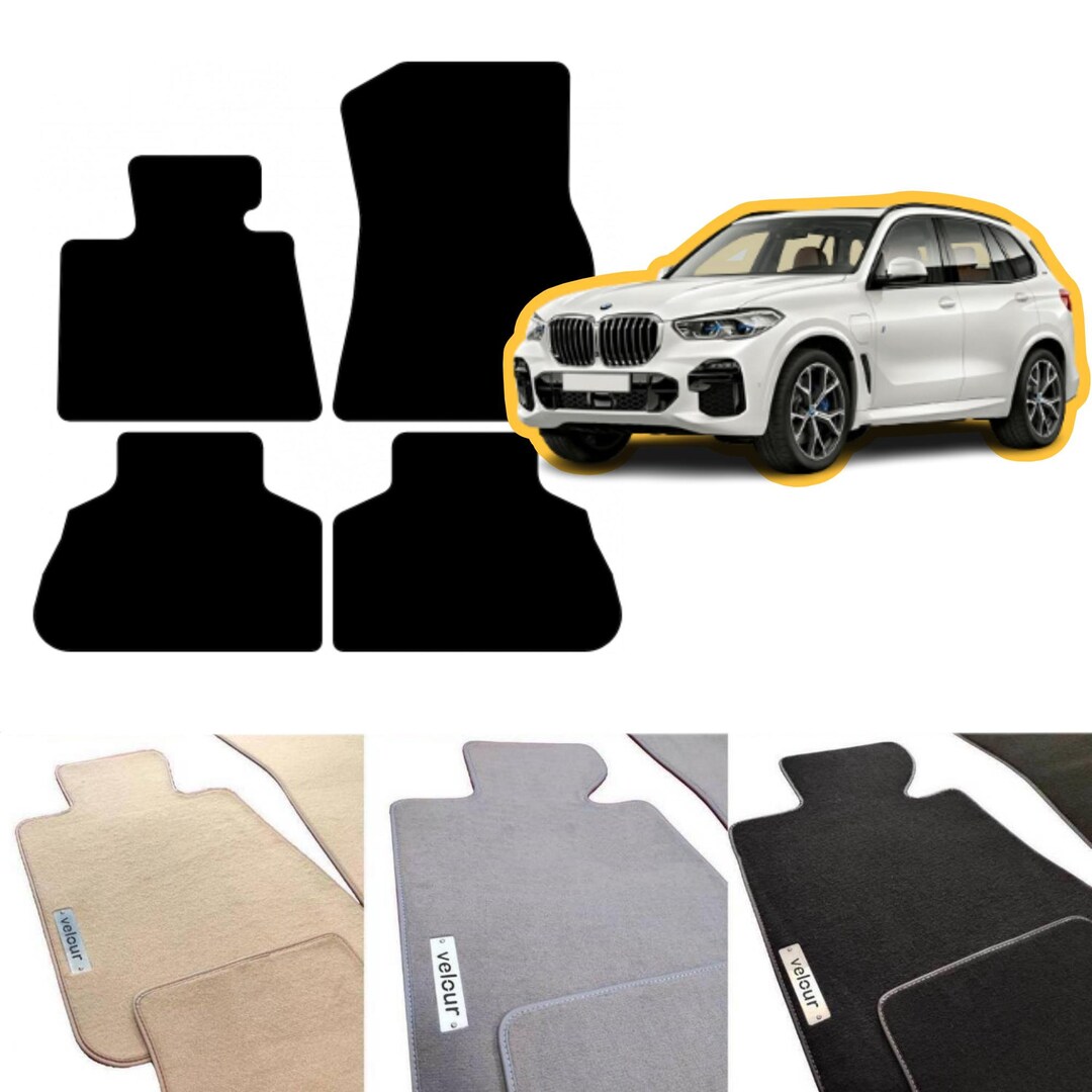 Bmw X5 G05 2018-2024 Velour Custom Made Floor Mats - Etsy