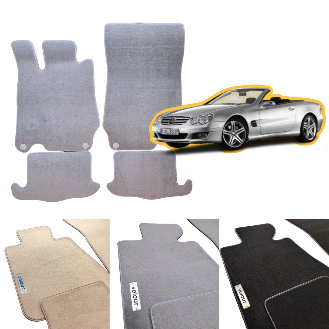 Mercedes SL R230 2002-2012 Velour Custom Made Floor Mats - Etsy
