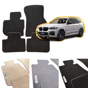 Bmw X3 G01 2018-2024 Velour Custom Made Floor Mats