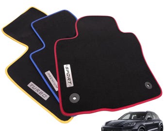 Porsche Cayenne 9YA/YB 2018-2026 Velour Custom Made Floor Mats