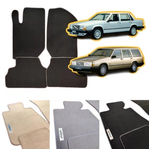Tapis de sol en velours sur mesure Volvo 740 1984-1994