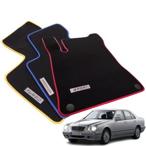 Mercedes E-Klasse W210 Fußmatten Velour 1995-2003, E200 E240 E320 E430 E55