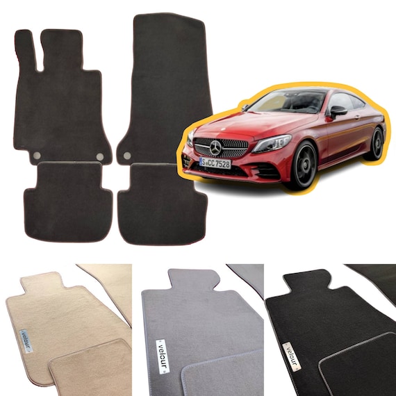 Mercedes C Class W205 Coupe 2017 2023 Velour Custom Made Floor Mats Etsy