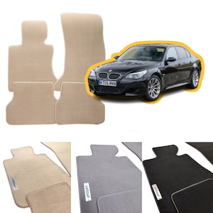 Bmw 5-serie E60/E61 2003-2010 545i velours op maat gemaakte vloermatten