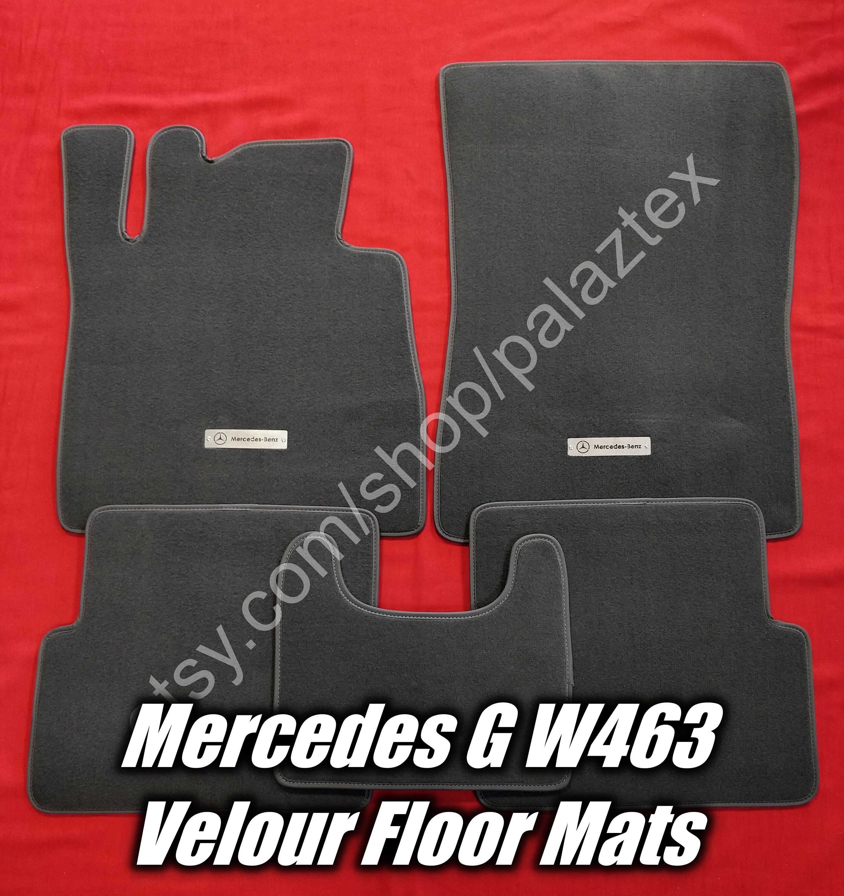 Mercedes G W463 Velour Floor Mats 20082018 Etsy