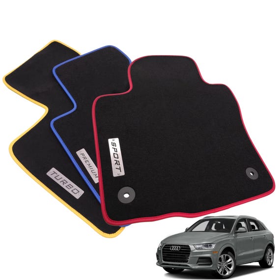 Tappetino in velluto per lato guida per Audi Q3 I 8U SUV (2011-2018) - Modello Graphe (1 pezzo)  34