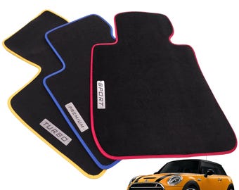 Mini Cooper F56 (3-Door) 2015-2024 Velour Custom Made Floor Mats