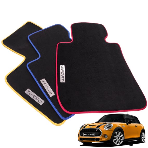 ATWL Tailored Black Carpet Floor Mats – Fits Mini Convertible F57 (2015-Onwards)