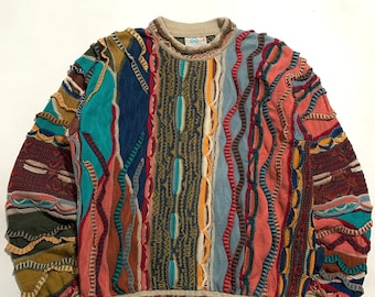 1990s Coogi Cable Knit Sweater