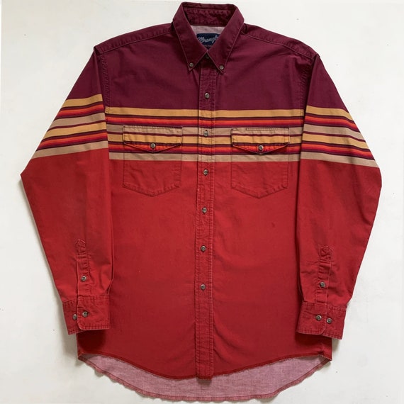 1990s Wrangler Brushpopper Western Shirt