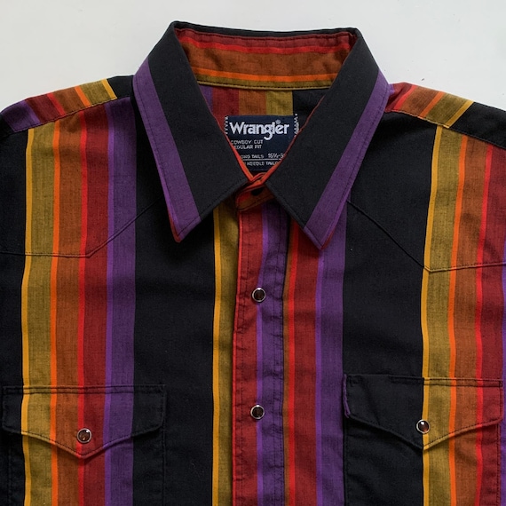 1990s Wrangler Brushpopper Western Shirt - image 2