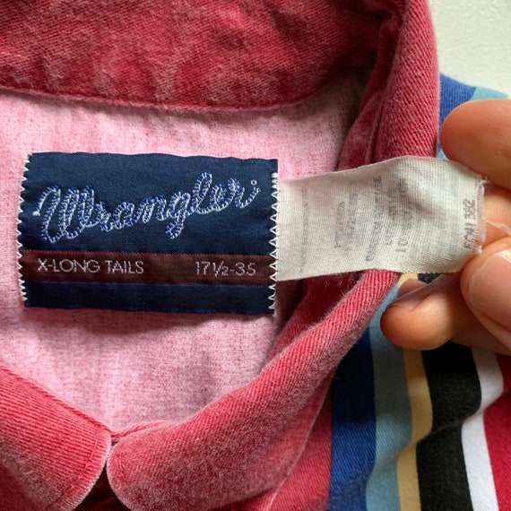 1990s Wrangler Brushpopper Western Shirt - image 3