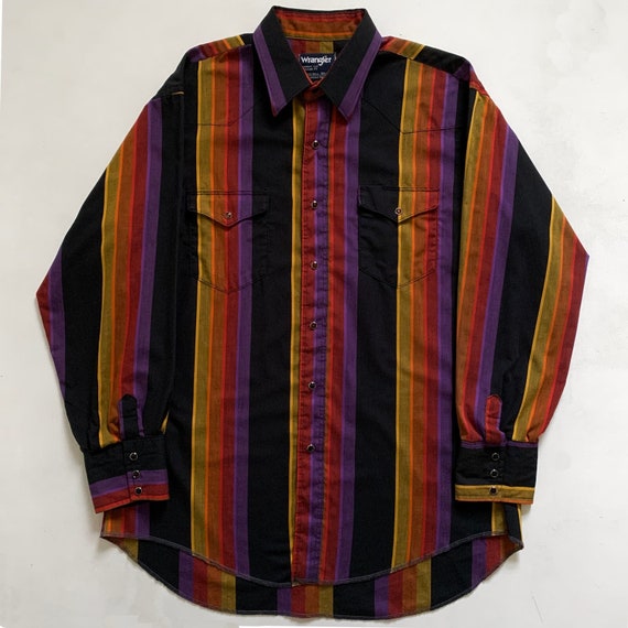 1990s Wrangler Brushpopper Western Shirt - image 1
