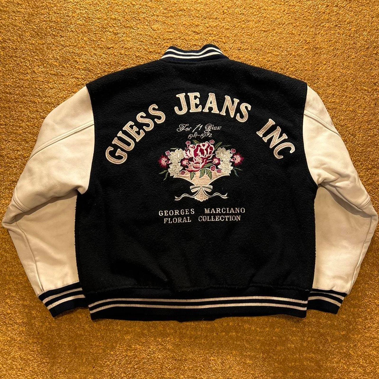 Guess Varsity - Etsy