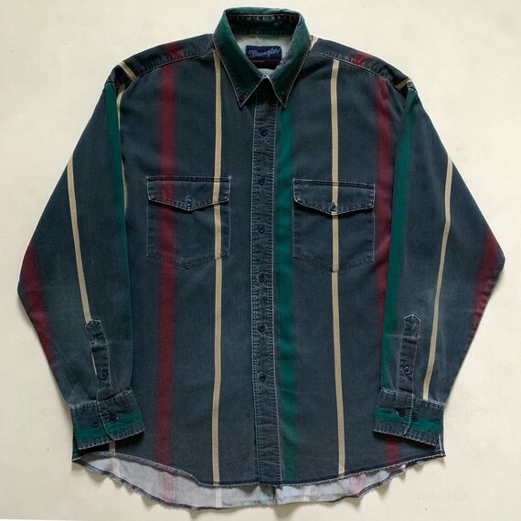 1990s Wrangler Brushpopper Western Shirt