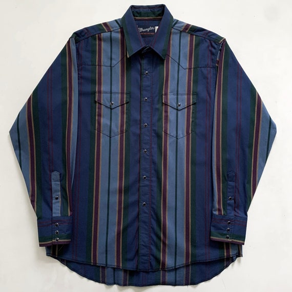 1990s Wrangler Brushpopper Western Shirt