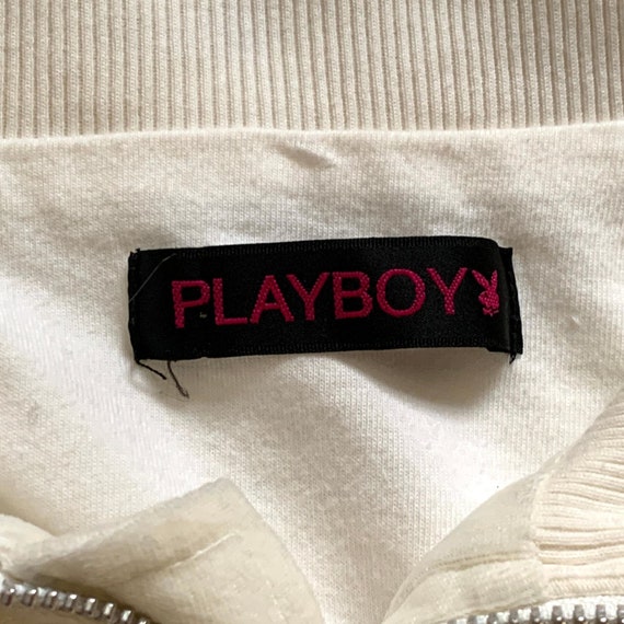 Vintage 90s Y2K Playboy Japan Velour Velvet Full … - image 6