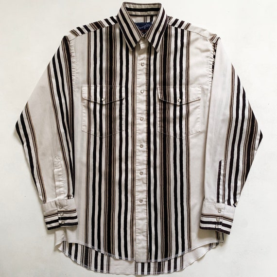 1990s Wrangler Brushpopper Western Shirt