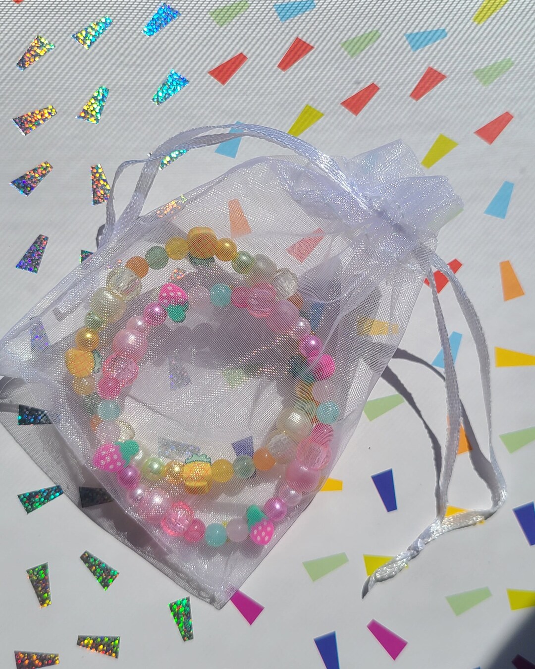 Party Favor Bracelets Fruit Themed Girls Bracelets Etsy