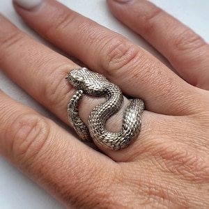 Cobra Snake Sterling Silver 925 Ring Jewellery New