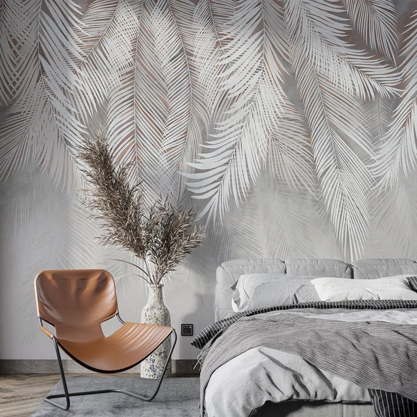 Bedroom Feather Wallpaper | Feather Kids  Wallpaper | Feather Wallpaper | Removable Wallpaper | Peel and Stick Mural | Self Adhesive Mural