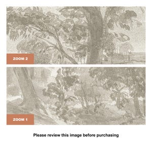 Add timeless elegance to your home with our Soft Tone Vintage Forest Landscape Wall Mural. This peel and stick wallpaper showcases scenic trees and nature-inspired designs, offering easy application and removal for beautiful, lasting decoration. Scenic Panoramic Mural, Landscape Wallpaper, Peel and Stick Wallpaper, Vintage Wallpaper, Removable Wallpaper, Panoramic Mural, Rustic Tree Scenic Mural, Rural Landscape Wallpaper, Scenic Mural, Vintage Mural, Self Adhesive Mural, Traditional Wallpaper