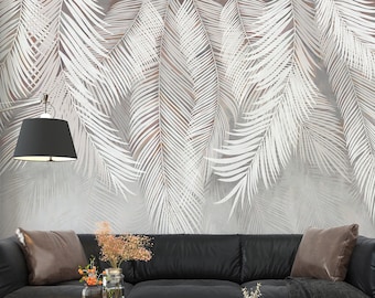 White Feather Wallpaper / Removable Wallpaper / White - Etsy