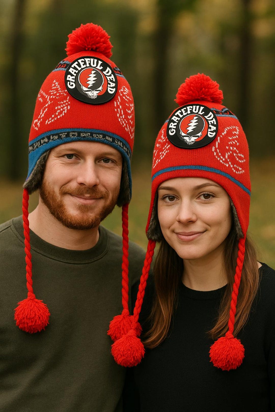 Grateful Dead Faux Fur Winter Hat – Ear Flap Festival Hat - Etsy