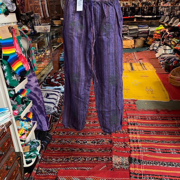 Harem pants ,hippie harem pants,boho pants purple