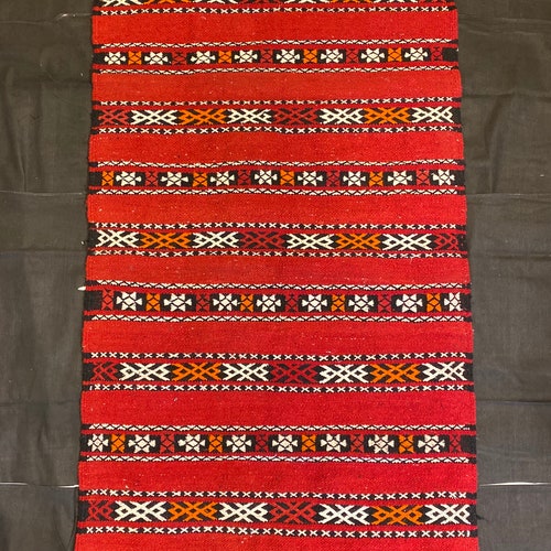 Vintage Red Berber Rug, Kilim shops Rug