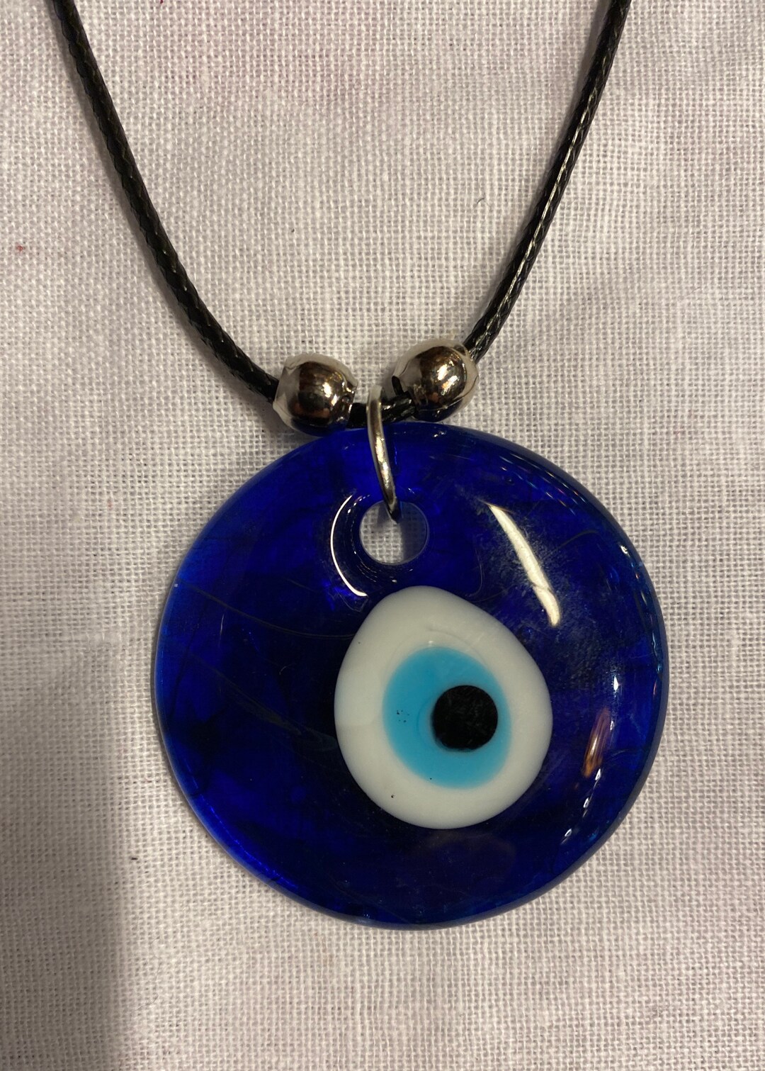 Evil Eye Necklace Protection Necklace Positive Vibe Jewelry Etsy