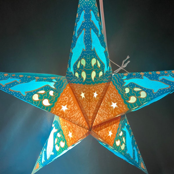 Paper Star Lantern Etsy