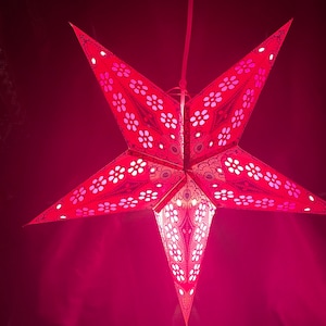 24” paper star lanterns,Christmas lights, holiday decorations, home ,wedding,festival and party decor