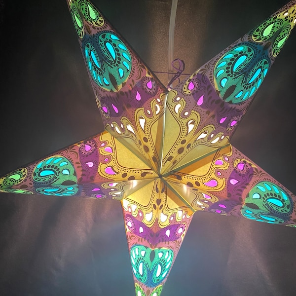 Paper Star Lantern - Etsy