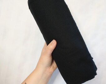Schwarze papierlose Flanelltücher, wiederverwendbare papierlose Handtücher im 6er-Set