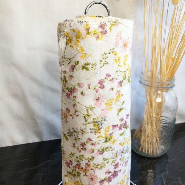 Cottagecore Handmade Unpaper Towels l Reusable Paper Towels l Paperless Towels l 100% Cotton Flannel l Set of 6, 12 or 24 Size 10"x10"