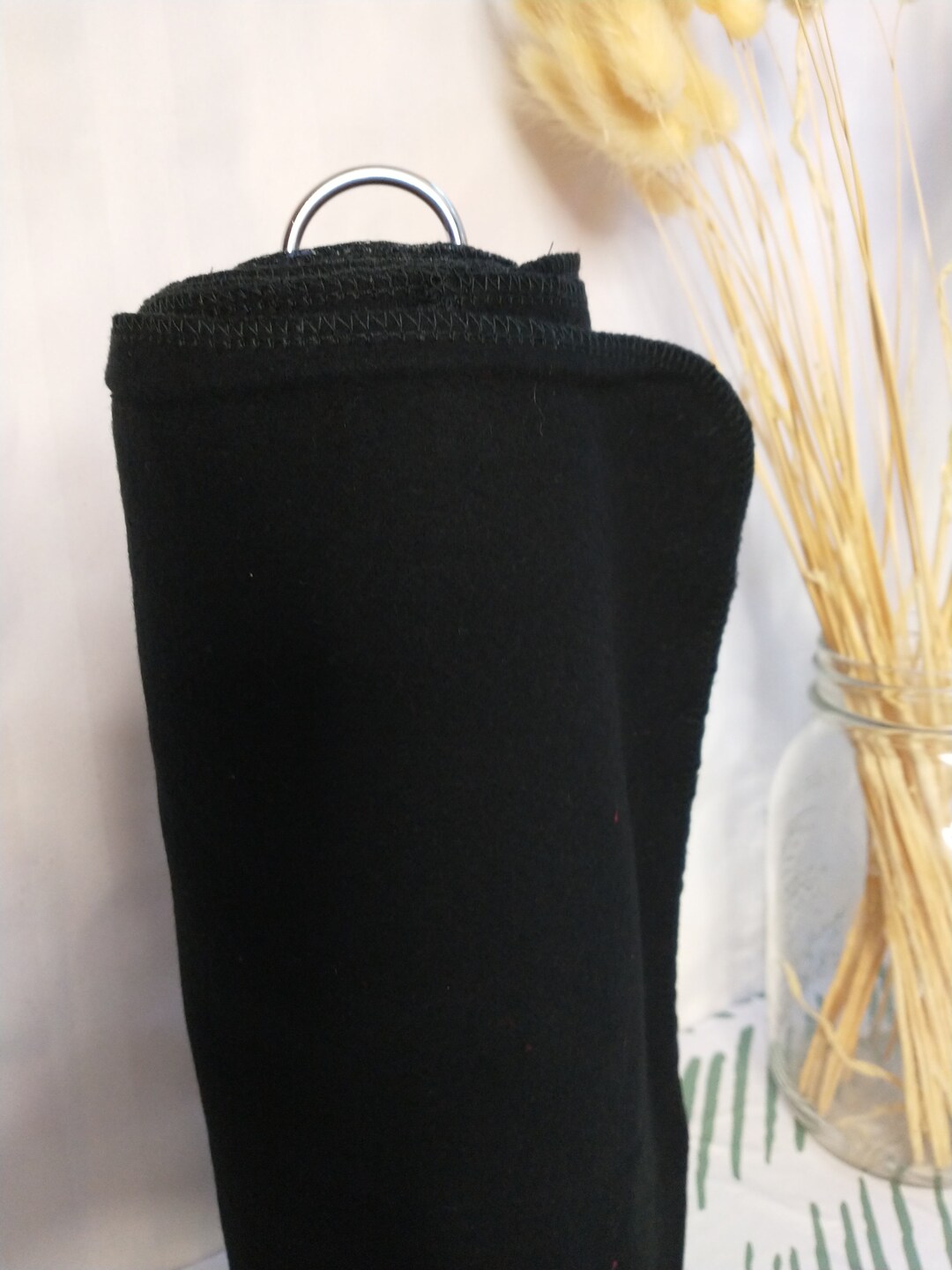 Black Handmade Unpaper Towels L Reusable Paper Towels L Paperless