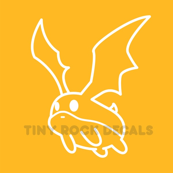 Flying Patamon Vinyl Decal