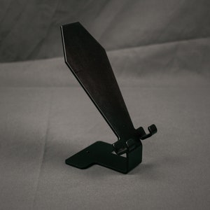 Coffin Cell Phone Stand - Gothic Décor for Office Desk