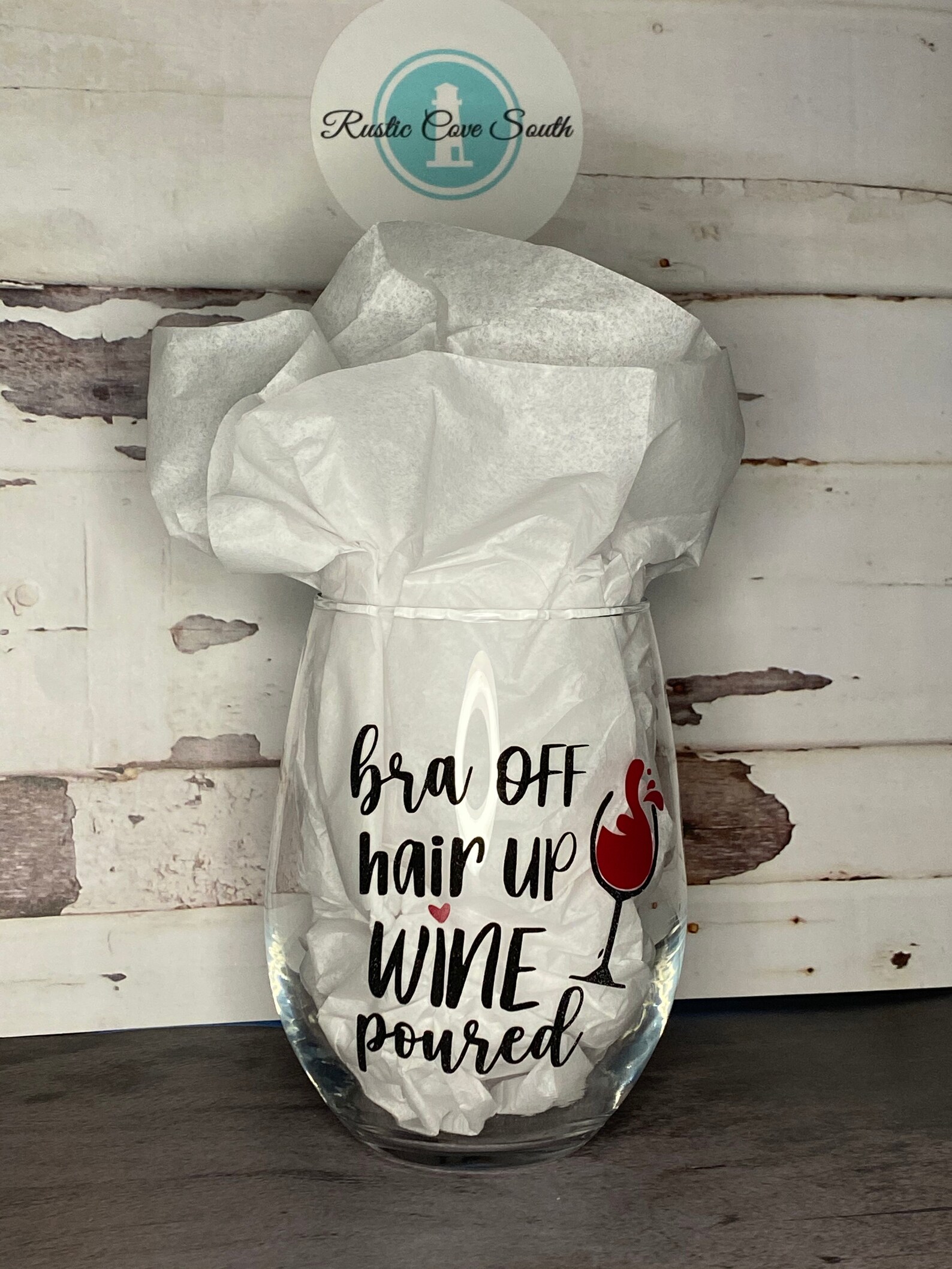 Bra Off Hair Up Wine Poured Wine Glass Etsy