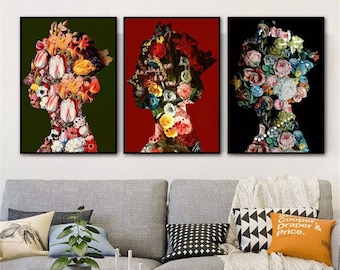 Floral Queen Canvas - Etsy