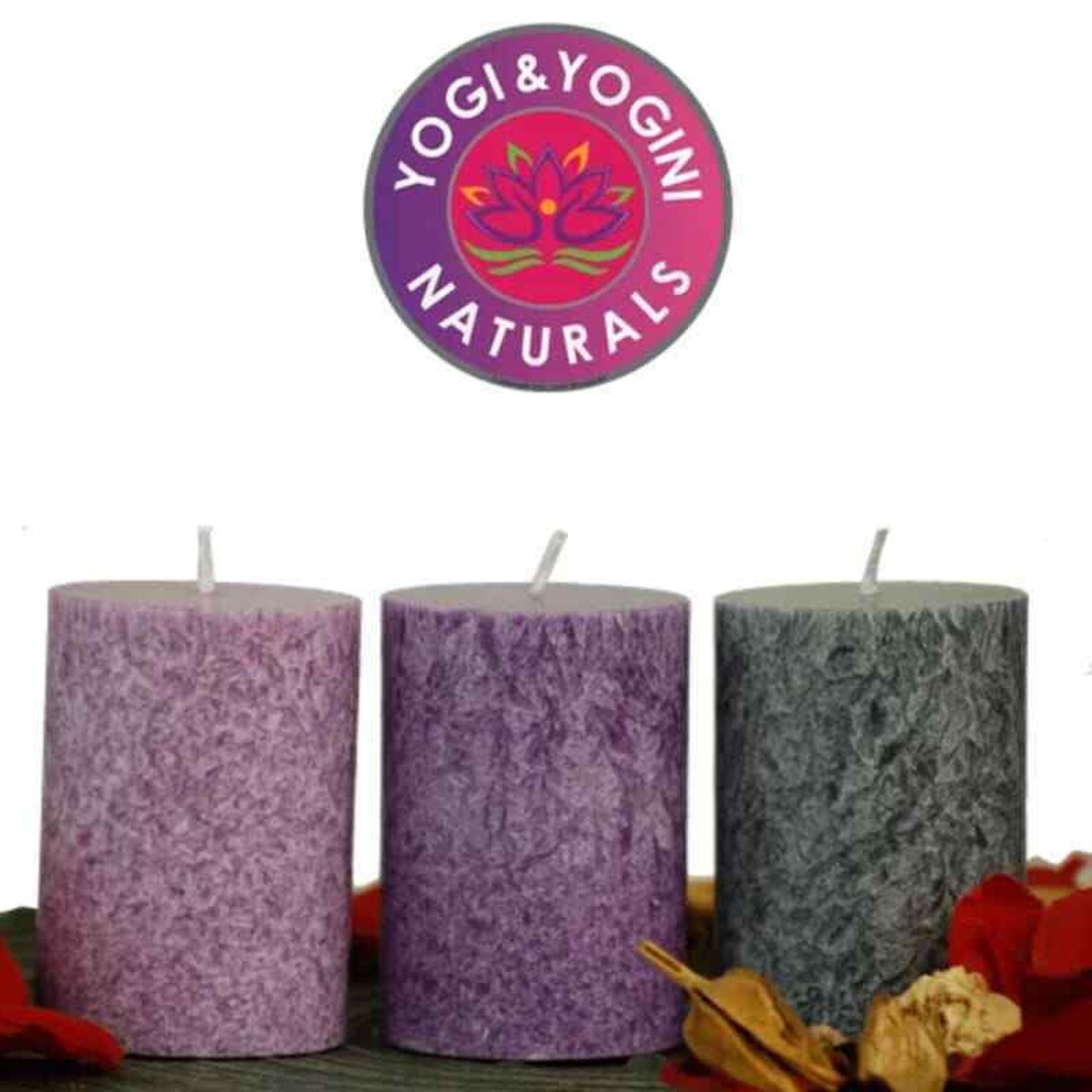 Stearin Candles 3 x MINDFULNESS Etsy